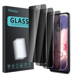3 Pack Privacy Screen Protector For Motorola Moto G Power 5G 2024, Anti Spy Tempered Glass 9H Hardness, Black Protector Anti Spy, Bubble Free, Anti-Scratch