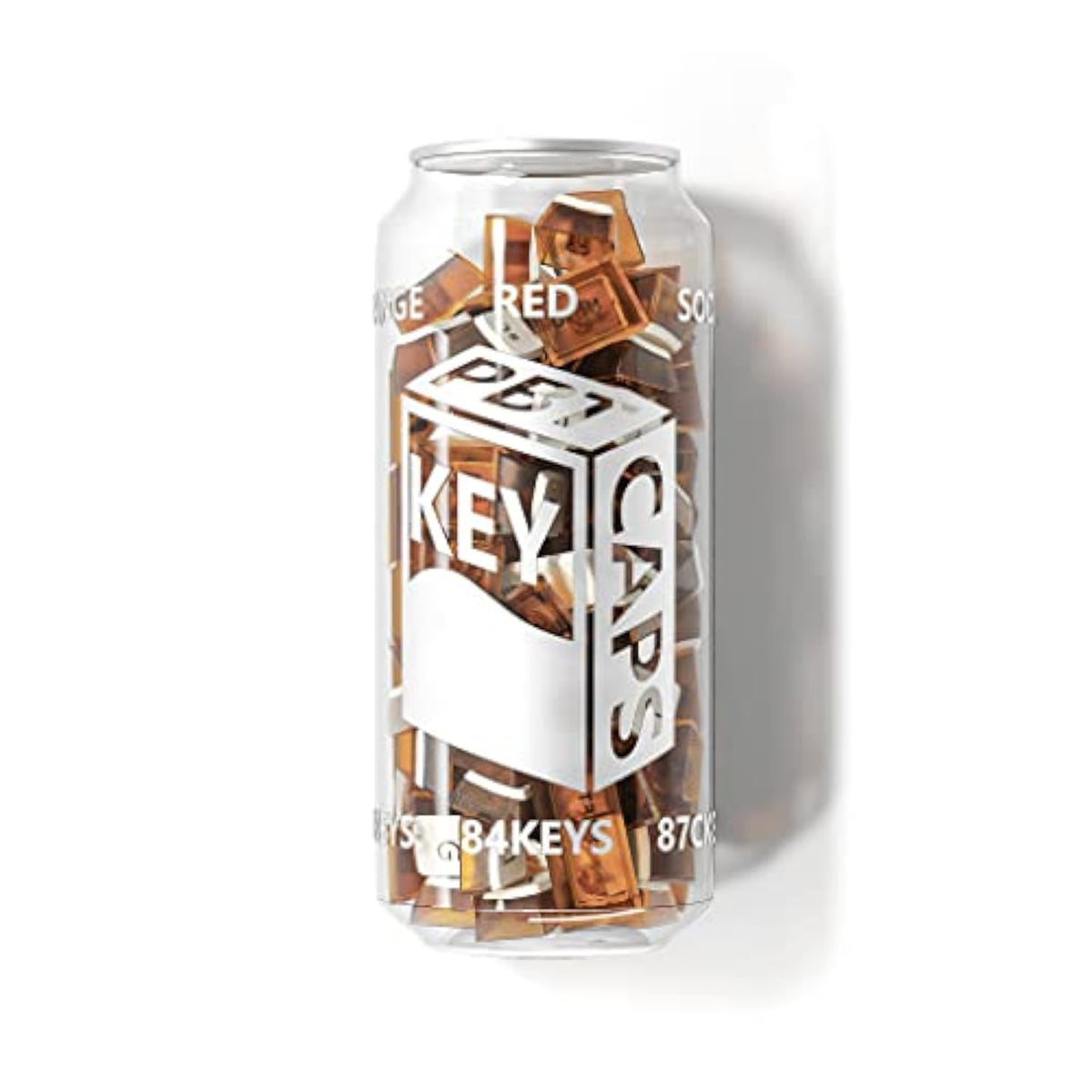 Soda Can Pudding Keycaps For Mechanical Keyboards, Asa Profile, Innovated Base