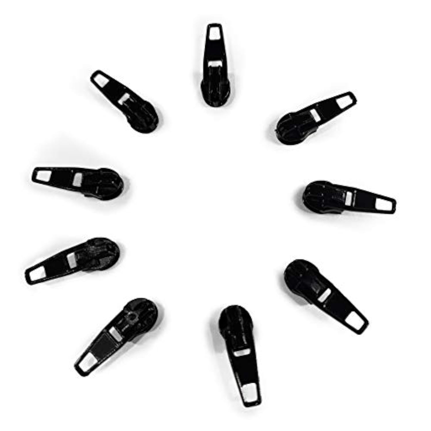 Zipper Pulls | 30 Pieces Replacement Metal Pulls For Nylon Zipper Repa