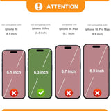 Crossbody Wallet Case For Iphone 16 Pro, Rfid Blocking Leather Purse Case With Card Holder, Protective Handbag Flip Cover With Zipper Wrist Strap Lanyard For Women 5G 6.3 Inch (Black)