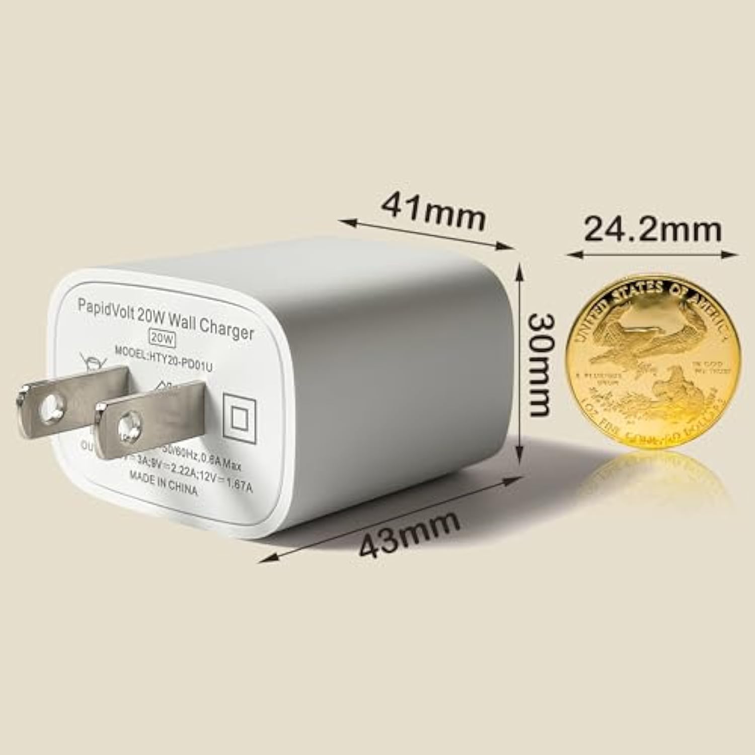 Jbl Charger 20W Fast Charging With 6.6Ft Usb-C Cable, Replacement For Charge 4/5/6, Flip 5 6 7, Pulse 4 5, Clip, Jrpop, Go, Wireless Bluetooth Earphones, Endurance Peak Ii