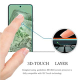 (4 Pack) Designed For Google Pixel 8A 5G Screen Protector Tempered Glass,Touch Sensitive,Case Friendly, 9H Hardness