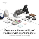 Elago Magnetic Silicone Case Compatible With 16E Case Compatible With All Magsafe Accessories - Built-In Magnets, Soft Grip Silicone, Shockproof (Stone)