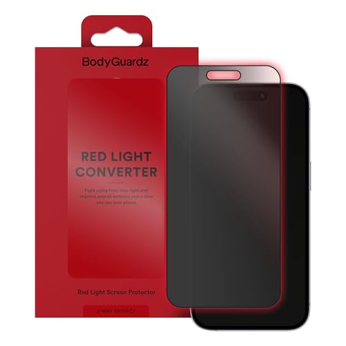 Red Light Converter Privacy Screen Protector Passive Red Light Therapy for Face - Promotes Better Sleep, Healthier Skin, Reduced Eye Strain - Privacy