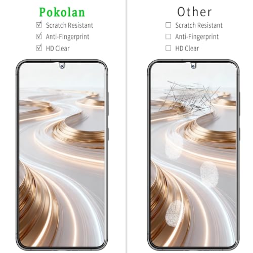 [3 Pack] Screen Protector for  Galaxy S23 Tempered Glass Film Alignment Frame, Easy Installation, Anti-Scratch, Case Friendly, HD Clear