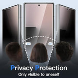JETech Front Privacy Screen Protector for Samsung Galaxy Z Fold 7 2025, Anti-Spy Tempered Glass Film with Easy Installation Tool, Case-Friendly, 2-Pack