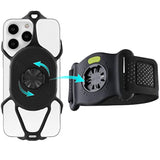 ?? Run Tie Connect Kit Gen 2, 360° Convertable 2 In 1 Detachable Cell Phone Armband For Jogging Cycling, Universal Sports Armband For Smartphone 4.7-7.2 Inch