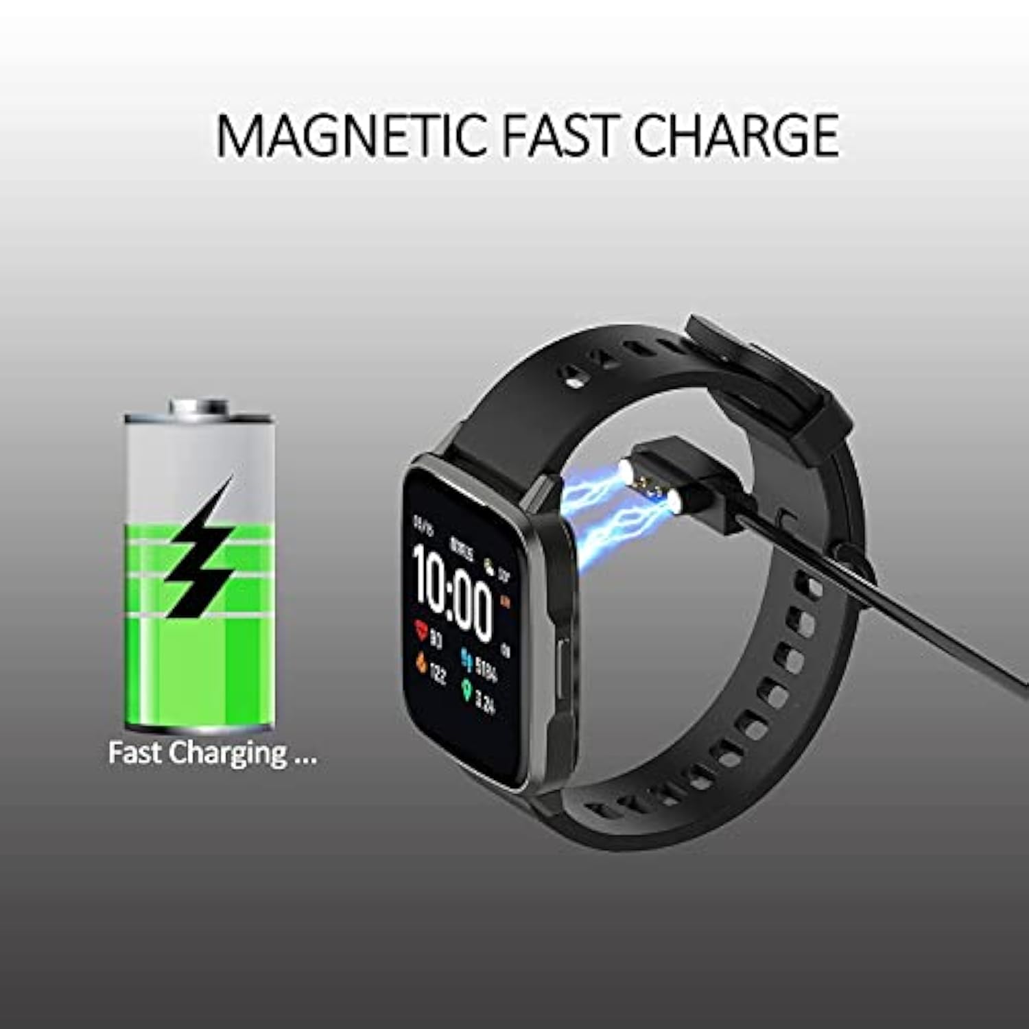 Magnetic Charger Compatible For Booomic Idw25/Eurans/Tozo S5/Enomir Id208Bt/Aeac Id207/Faweio Idw26/Toobur Idw19/Wmh Idw25/Mikego Idw25 Replacement Usb Charging Charger Cable Cord Dock Adapter