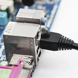 Rj50 10P10C Cat 5E 26Awg Cable Male To Male Modular Crystal Plug With Shieldin