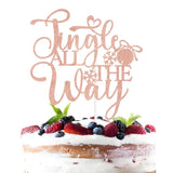 Jingle All The Way Cake Topper Christmas Holiday Party Decorations