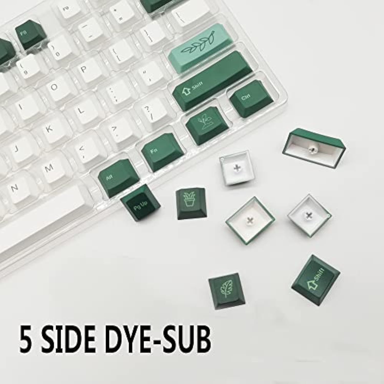 129-Keycaps Xda Profile Pbt Keyboard Key Caps Full Set, Custom Keycaps Dye Sub