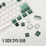 129-Keycaps Xda Profile Pbt Keyboard Key Caps Full Set, Custom Keycaps Dye Sub