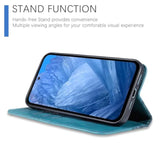 Pixel 9/9 Pro Wallet Case 2024, PU Leather Flip, Card Holder, Kickstand, Green