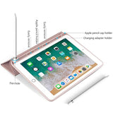 Case For Ipad 9Th/8Th/7Th Generation 10.2 Inch, Slim Lightweight Trifold Stand