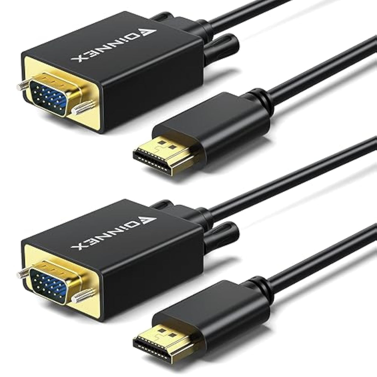 Hdmi To Vga Cable 6.6 Ft, Hdmi To Vga Adapter Cord Male To Male Uni-Directiona