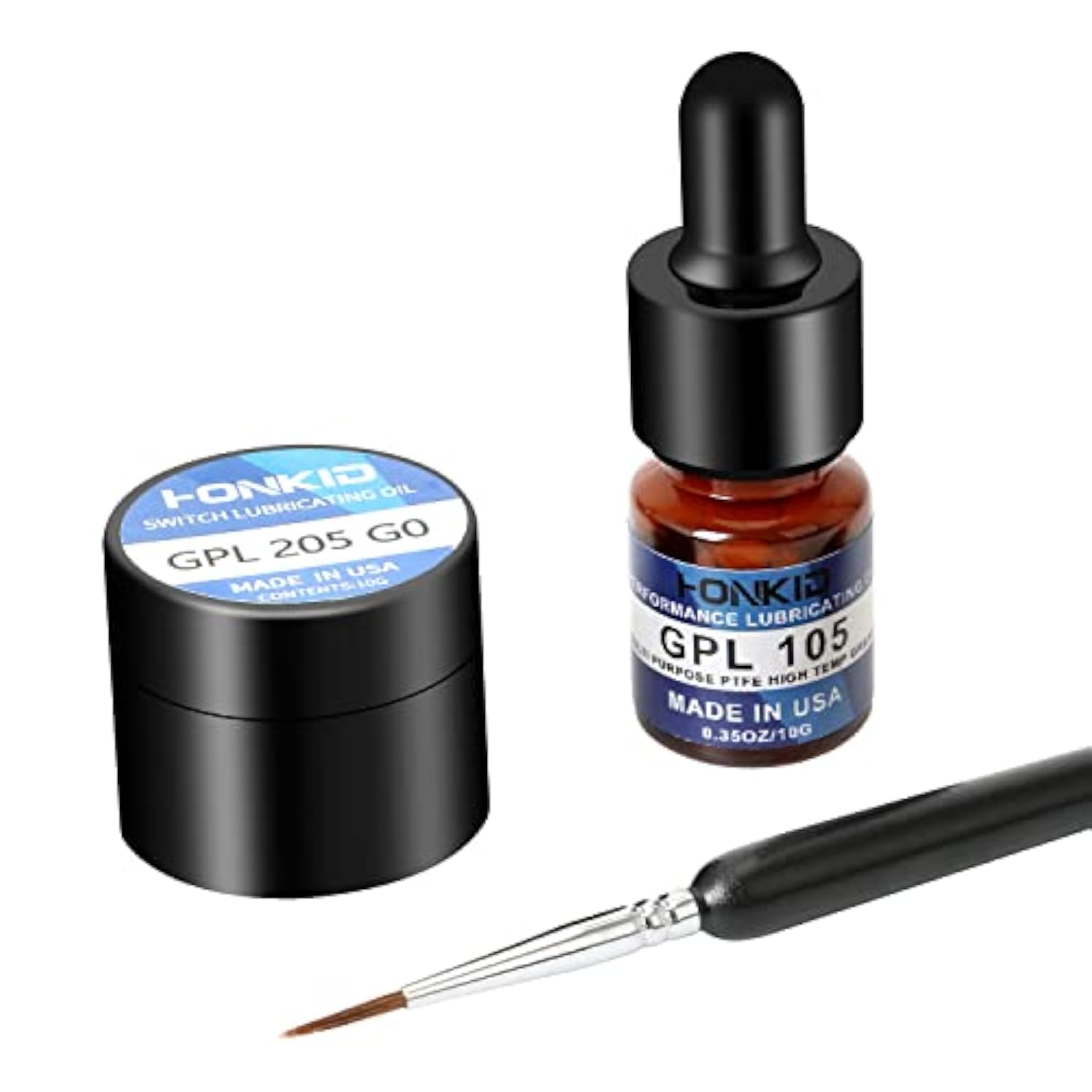 Keyboard Switch Lube Grease Oil With Gpl 205G0 0.35Oz And Gpl 105 0.35Oz For M