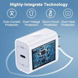 Samsung Fast Charging Block Usb C Charger Box For Galaxy A16 A15 5G A35 A54 S24 Fe S23 Ultra Z Flip6/Fold6 A25 A55 A14 A53 A23,Type C Wall Plug For Iphone 16 15 14 13 12 11 Pro Max Plus,Pixel 9 8A 7 6