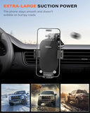 Car Phone Holder Mount, Dashboard/Windshield/Cell Phone Holder For Car, Compatible With Iphone, Samsung, All Phones,Black