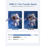 8K Hdmi Cable 10Ft | High Speed Hdmi To Hdmi Cables 2.1, Braided Cord 48Gbps 1