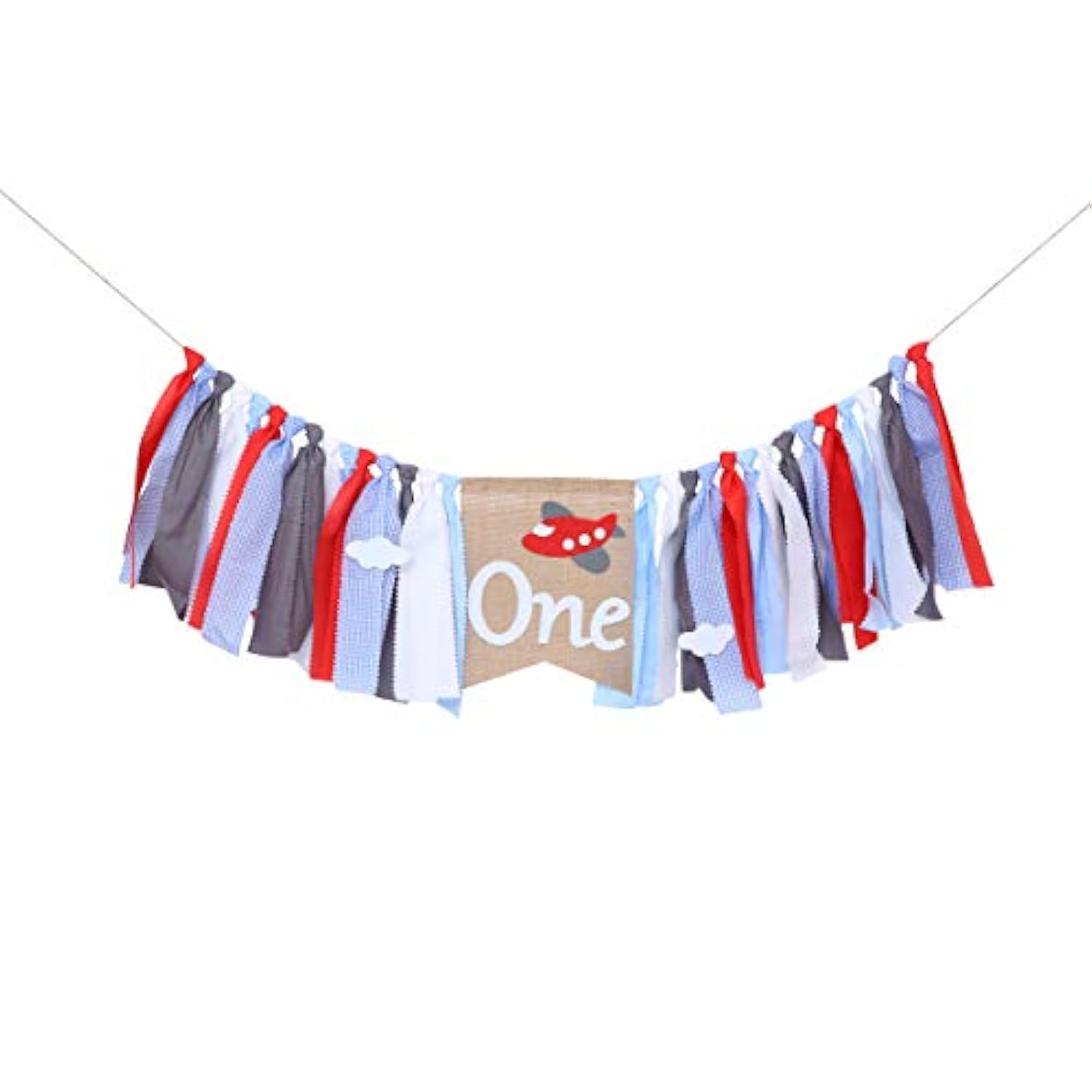 Airplane Highchair Banner for 1st Birthday – First Birthday Decor for Airplane Banner,Airplane Birthday Party for Photo Booth Props,Best Party Supplies And Gift