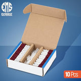 90° Angled Cat6/5E Keystone Jack In Red - Slim Profile Rj45 Ethernet Connector