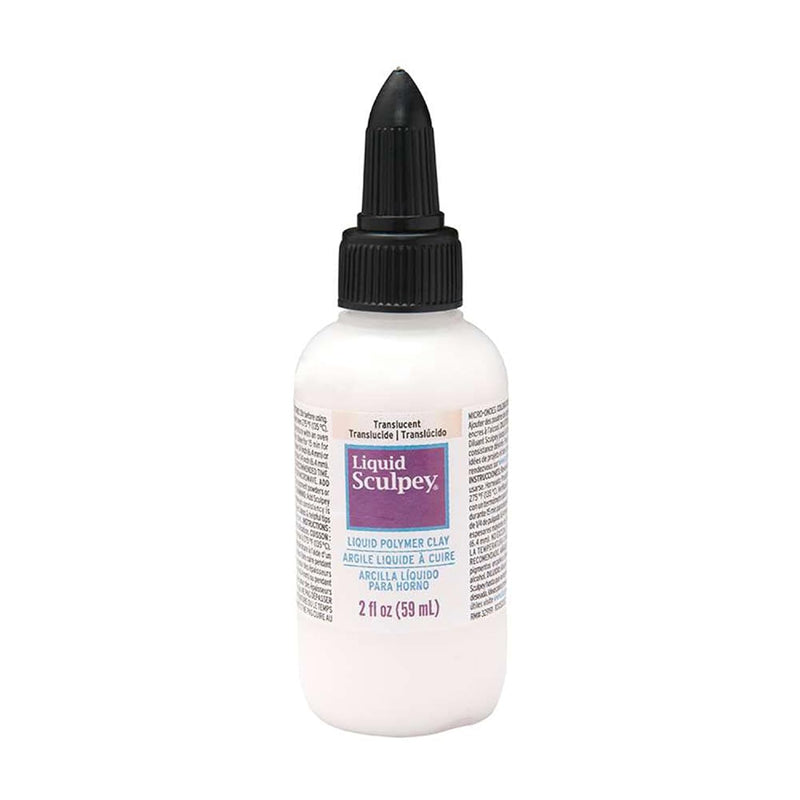 Liquid Sculpey Liquid Polymer Oven-Bake Clay, Translucent, 2 Oz. Bottl