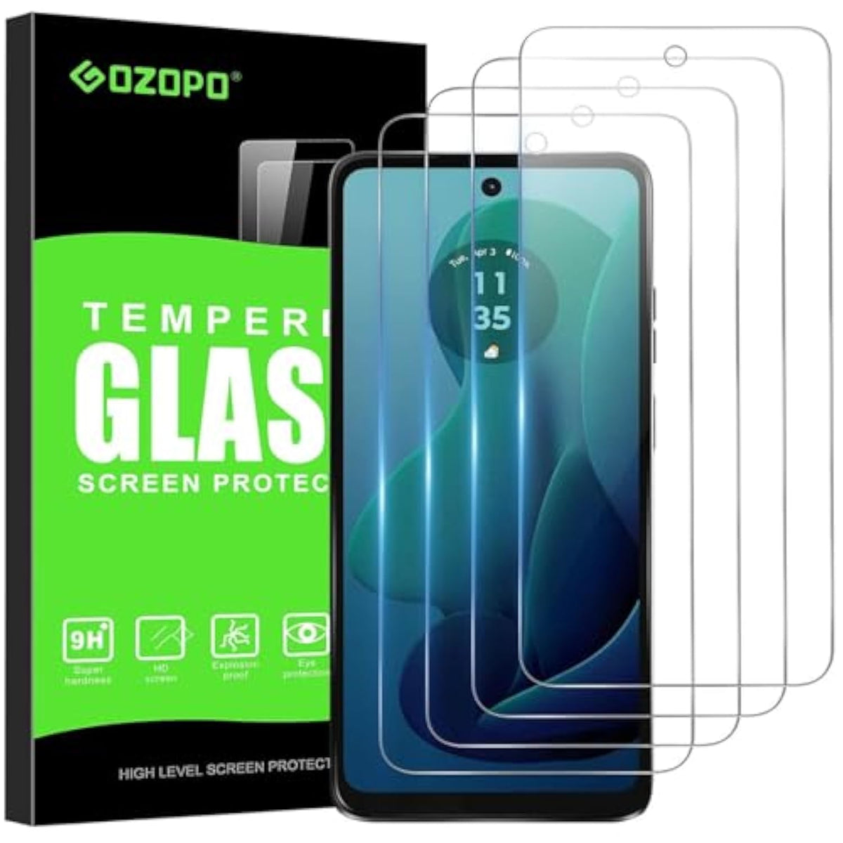 Screen Protector For Motorola Moto G 5G 2024 Tempered Glass Screen [4 Pack]