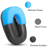 Replacement Ear Pads Cushions Compatible With Vxi Blueparrott B450-Xt S450-Xt B450Xt Noise Canceling Bluetooth Headset Protein Leather Earpads Ear Cups Cover Repair Parts