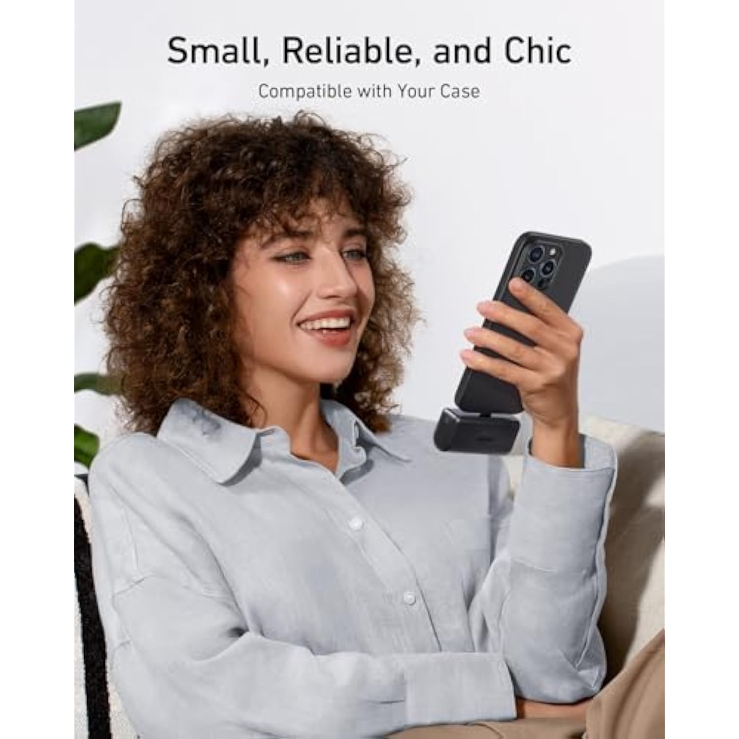 5,000mAh Nano Power Bank with Foldable USB-C, 22.5W Fast Charger for iPhone