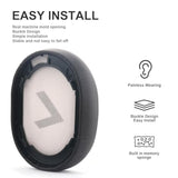 Voyager 8200 Ear Pads Replacement Ear Pads Cushions Compatible With Plantronics Backbeat Pro 2 / Voyager 8200 Uc Headphones Noise Isolation Memory Foam Earpads Earmuffs Ear Cups Cover - Brown