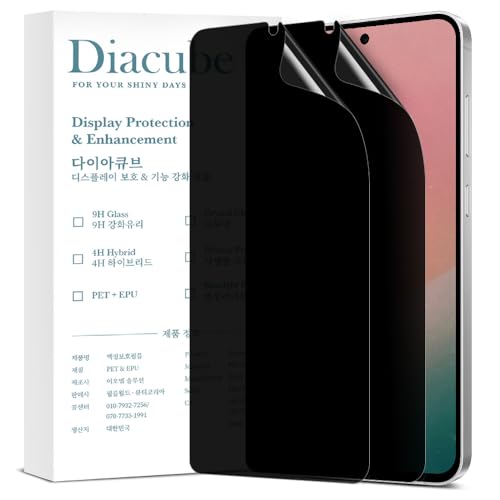 For  Galaxy S26 [Upgraded 27°] Privacy Screen Protector [2 PACK][Fast Fingerprint ID Unlock][Anti-Spy PET Film][Easy Installation with