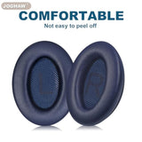 Headphones Replacement Ear Pads, Protein Leather Earpad Cushions For Bose Quiet Comfort Qc35 Headphones, Replacement Earpads, Softer Memory Foam - Navy Blue