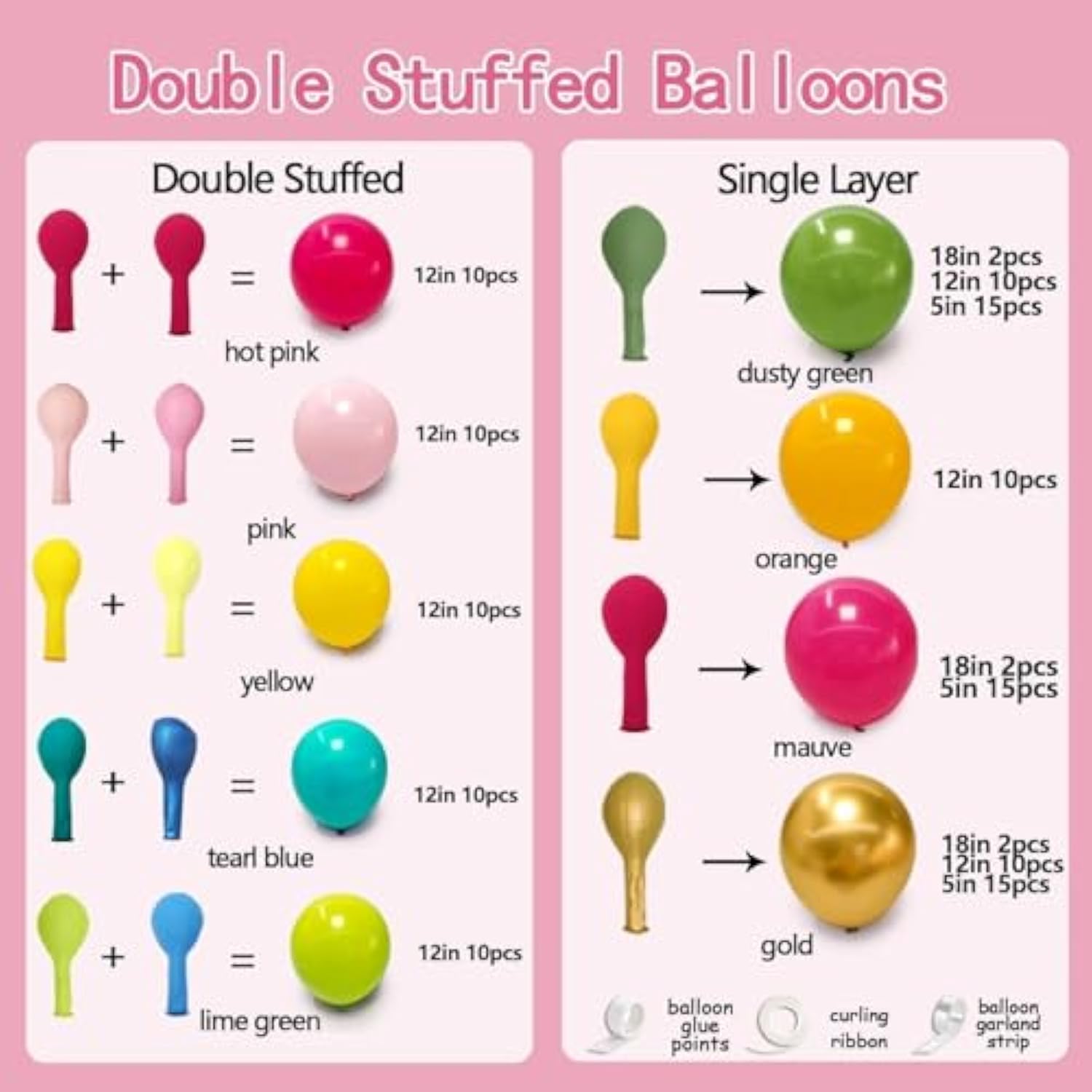 Tropical Balloons Arch Hot Pink Green Balloons Pastel Yellow Orange Gold Balloon Garland Teal Blue Balloon For Birthday Baby Shower Hawaiian Summer Luau Easter Party Decorations