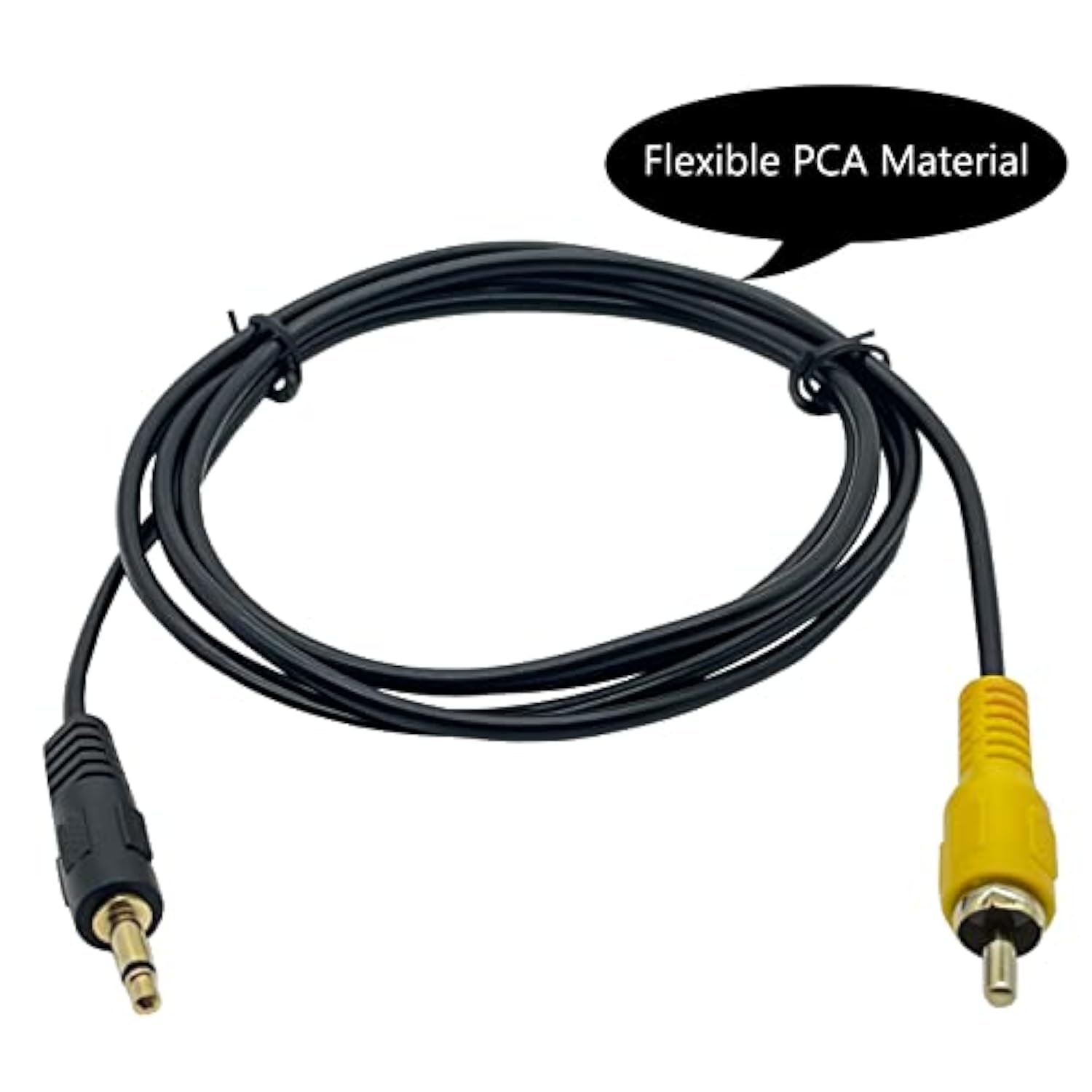 3.5Mm To Rca Cable, 6Ft Gold Plated 3.5Mm 1/8 Inch Mono Ts Male Plug To Rca Male Audio Video Cable