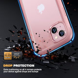 Designed For 15 Case, Full Body Rugged Case With Built-In Touch Sensitive Anti-Scratch Screen Protector, With Camera Lens Protector For 15 6.1" (Coral Pink)