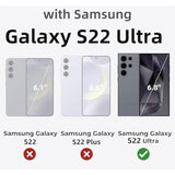 Compatible For Samsung Galaxy S22 Ultra Metal Case,Heavy Duty Dust Proof Military Grade Rugged Case With Sliding Camera Cover And Built-In Foldable Kickstand With Full-Body Bumper Cover (Green)