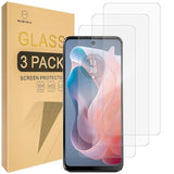 Screen Protector Compatible With Motorola Moto G Play (2024) 4G [Protect Camera] [Tempered Glass] [3-Pack] [Japan Glass With 9H Hardness]