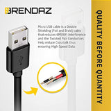 Micro Usb Cable (2-Pack) 10Ft. Micro Usb To Usb Charging & Data Transfer Android Usb Cord, Compatible With Kindle Fire Hd Tablet, Xbox One S X, Galaxy S6, S7 Edge J7, Note 5 4 (10-Feet)