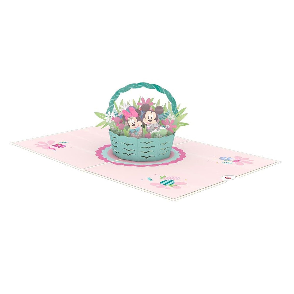 Disney'S Mickey & Minnie Hello Easter Pop-Up Card – Easter Card – Handcrafted 3D Pop-Up Greeting Card – Easter Day Love Card, 5 X 7”