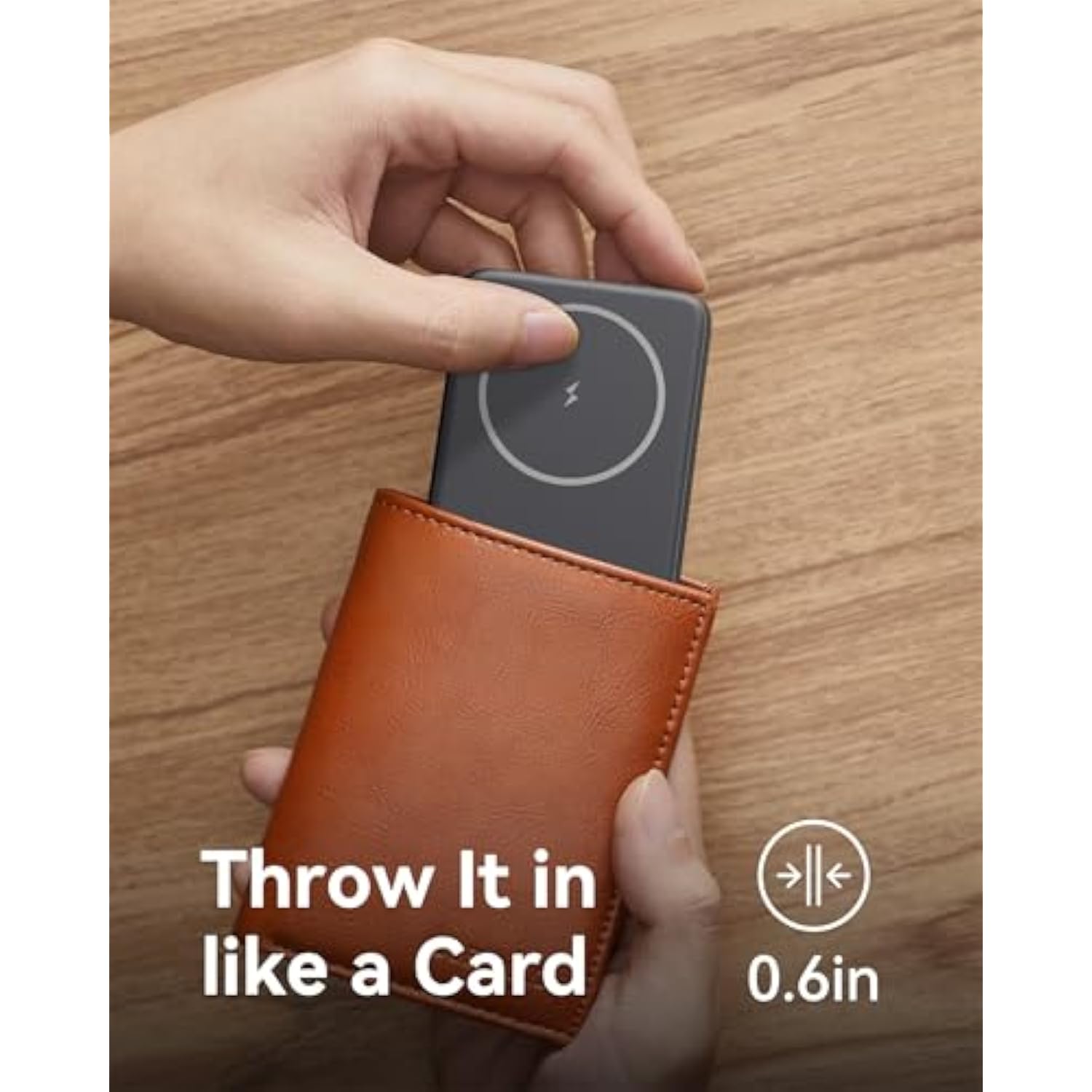 For Magsafe Portable Charger, Ultra Slim 5500Mah 20W Magnetic Power Bank With Foldable Stand, Usb-C In&Out Wireless Battery Pack, For Iphone 16/16 Plus/16 Pro/16 Pro Max, Iphone 15/14/13/12