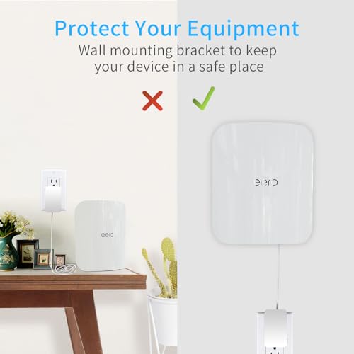 Eero Max 7 Wall Mount, Wall Brackets Abs Router Holder Compatible With Eero Max 7 Extender Space Saving (3 Pack)