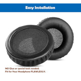 Professional Replacement Earpads Cushion Compatible With Philips Shb9100 Shb9000 Shb-9100 Shb-9000 Headphones Ear Pads With Skin-Friendly Leather And Memory Foam