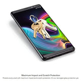 ZAGG InvisibleShield Glass Curve Elite Screen Protector for Samsung Galaxy Note 9 - Tempered Glass, Smudge Resistant, Impact and Scratch Protection - Case Friendly, Black Borders - 2 PACK