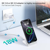 15W  S26 Ultra S25 Wireless Charger Stand Fast Charging Station for  Galaxy S26 S25 Ultra S24 FE S23 S22 S21, Android Wireless Desk