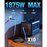 Heavy-Duty Power Station Fast Charging Cable, 14Awg 125V 15A Ac Power Cord For Jackery Explorer 3000/2000/1500/1000 Pro, Ecoflow Delta/River, Bluetti Eb3A; Anker 757/767, Segway Cube, Dji Etc. (6Ft)