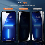 [3+3 Pack] Iphone 13 Pro Max Privacy Screen Protector With Camera Lens Protector, Anti Spy Private Full Coverage Bubble Free 9H Hardness Tempered Glass Film 6.7 Inch With Easy Installation Kit