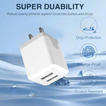 Usb Wall Charger?Dual A Usb Port Cube Power Plug Adapter?Fast Phone Charger Block Charging Box Brick For Phone 16 15 14 13 12 11 Pro Max 10 Se X 8 7 Plus,And More?2 Pack?