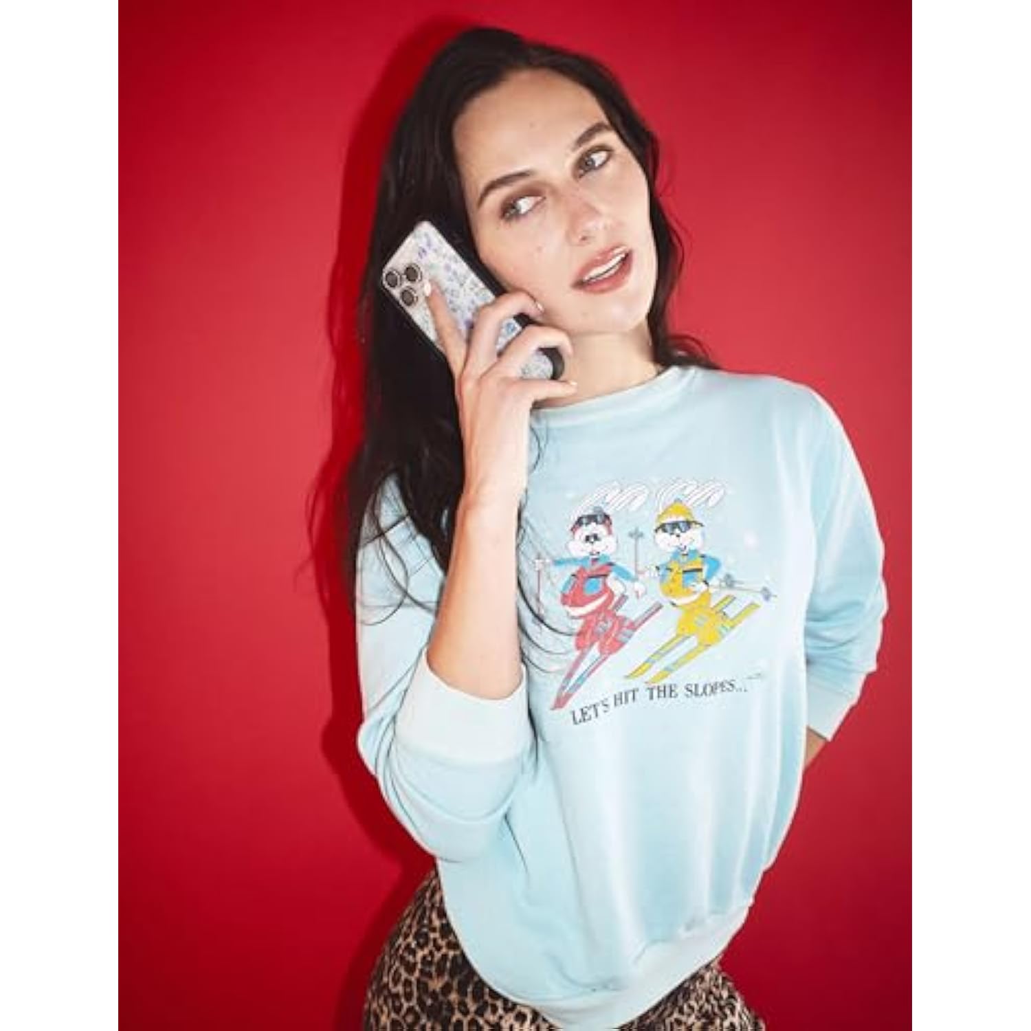 Cases - Compatible With Apple Iphone 13/14 | Protective Black Bumper, 4Ft Drop Test Certified, Women Owned Small Business | Lilac & Blue Floral - Blue Purple Flower Cute Trendy