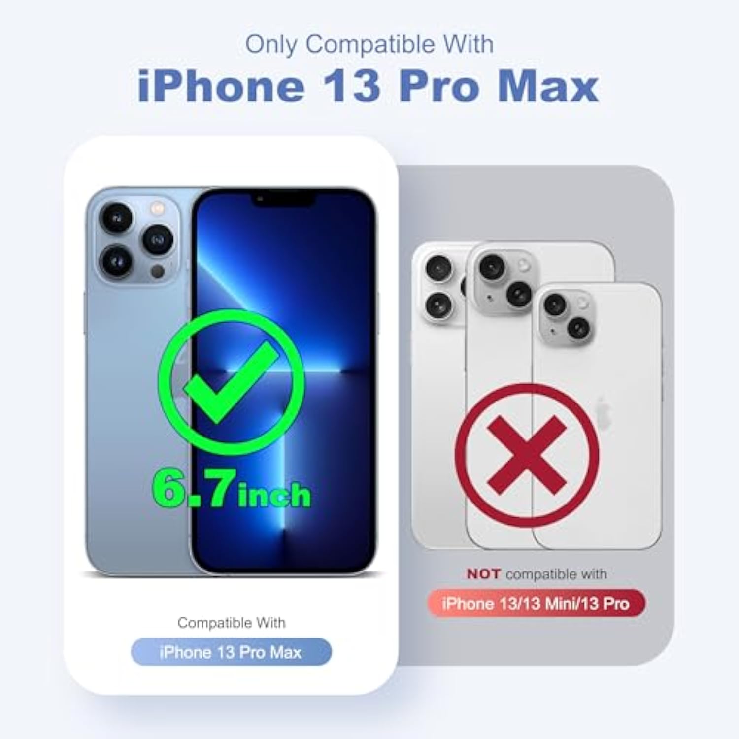 Compatible With Iphone 13 Pro Max Screen Protector With Auto-Alignment Install Kit [Full Edge Coverage] Shatterproof Tempered Glass Screen Protector For Iphone 13 Pro Max 6.7" [2 Pack]