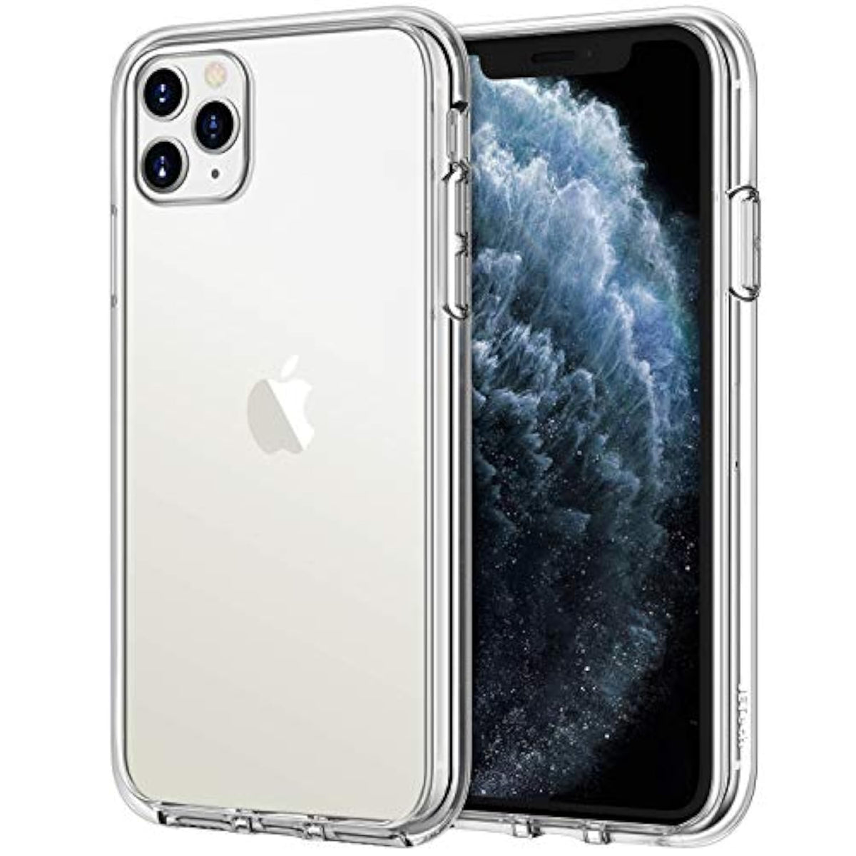 Jetech Case For 11 Pro 5.8-Inch, Non-Yellowing Shockproof Phone Bumper Cover, Anti-Scratch Clear Back (Clear)